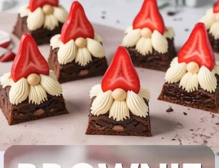 Delicious Brownie Gnomes ready to delight everyone at the party