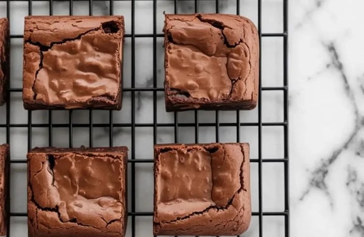 Delicious healthy black bean brownies topped with chocolate chips
