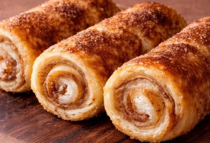 Delicious keto cinnamon cream cheese roll-ups on a plate