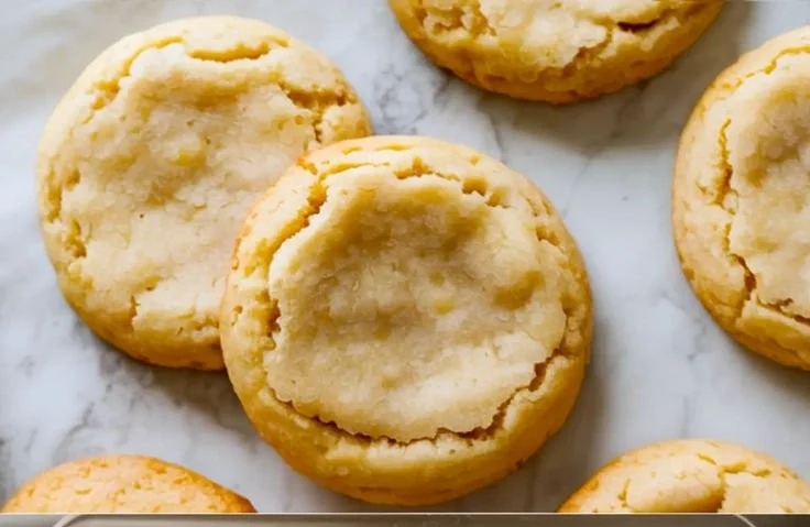 Plate of delicious Keto Coconut Flour Cookies on a wooden table