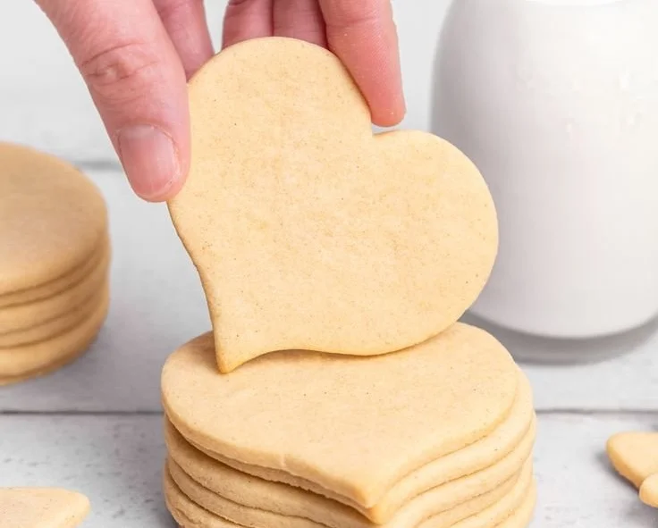 Delicious homemade sugar cookies ready for decoration and enjoyment