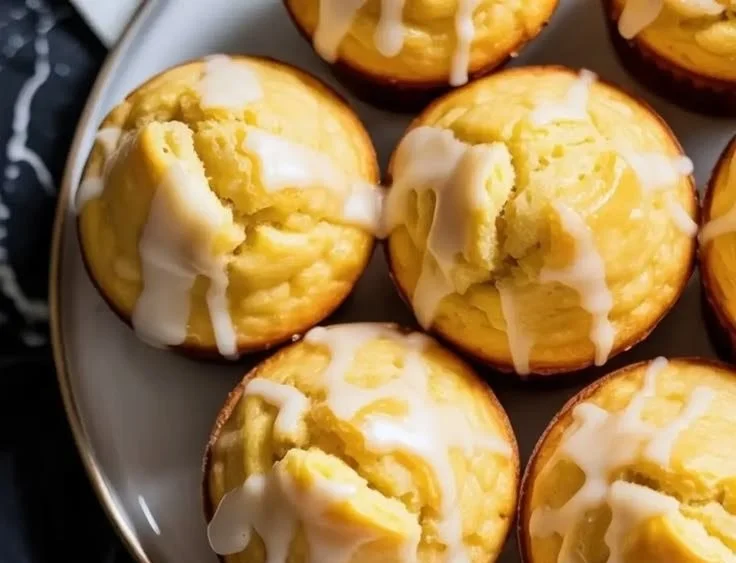 Delicious sweet cornbread muffins fresh out of the oven