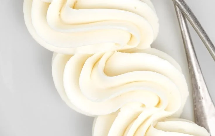 Delicious Swiss Meringue Buttercream frosting on a cake