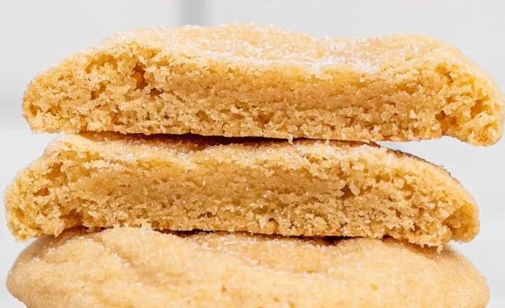 Delicious vanilla sugar cookies arranged on a plate.