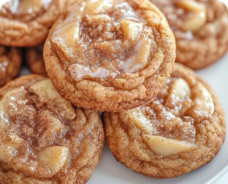 Delicious homemade apple cider cookies with a warm spiced aroma