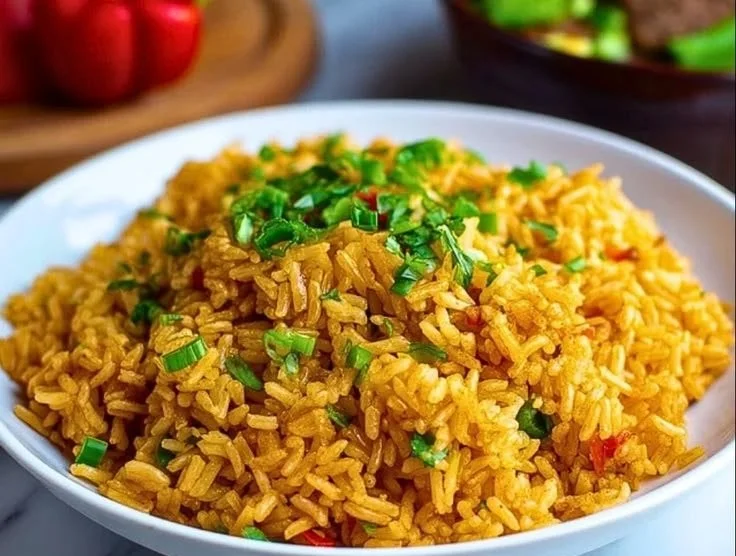Delicious homemade Texas Roadhouse seasoned rice in a bowl.