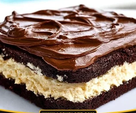 Decadent chocolate layer cake with rich frosting and layers