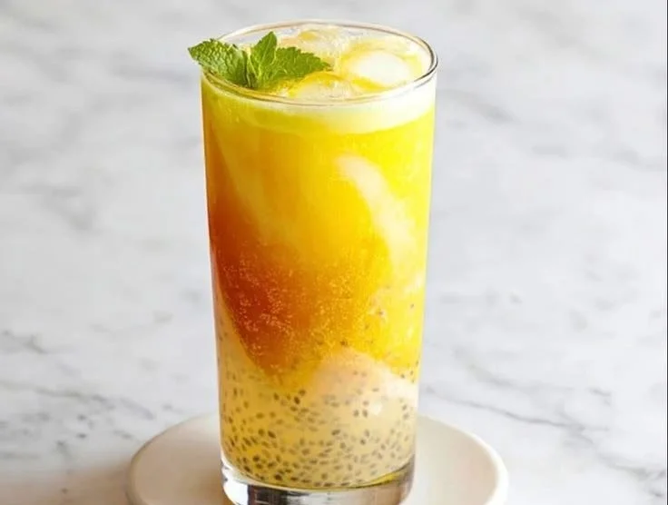 A refreshing cup of Dirty Soda featuring Tropical Thunder flavor.
