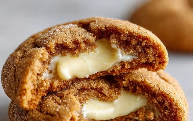 Delicious fudgy chocolate cream bars fresh from the oven.