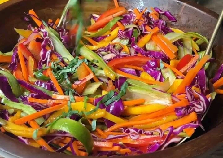 A variety of colorful healthy salad recipes for easy dinners