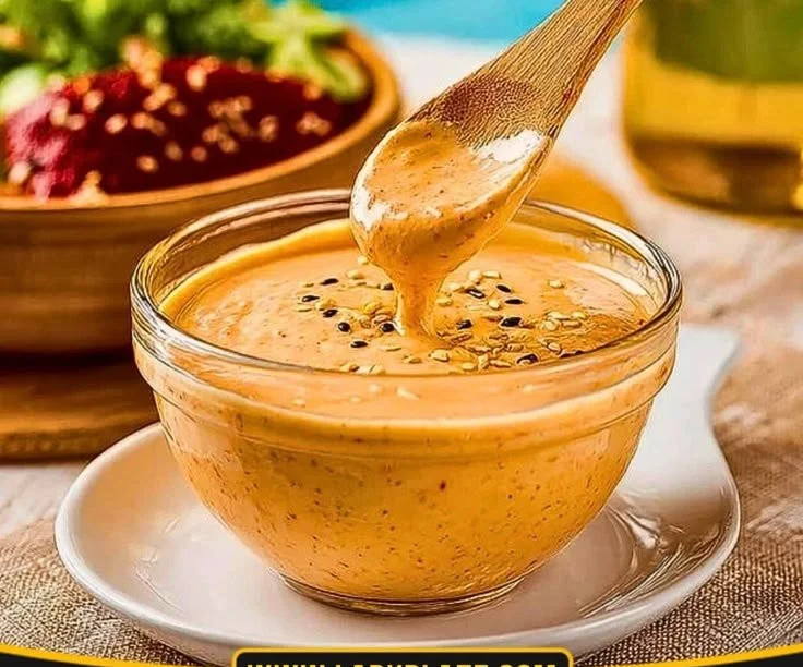 Homemade Hibachi Yum Yum Sauce served in a bowl