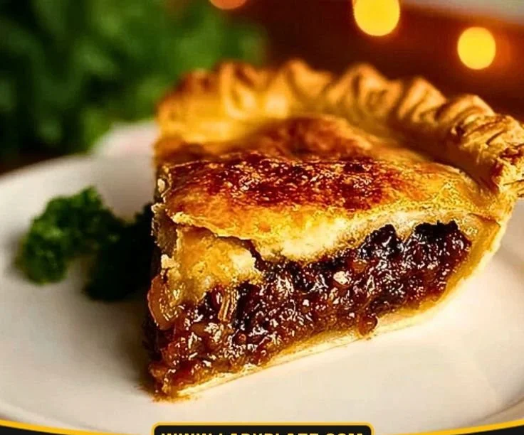 Old-Time Mincemeat Pie with rich filling and flaky crust