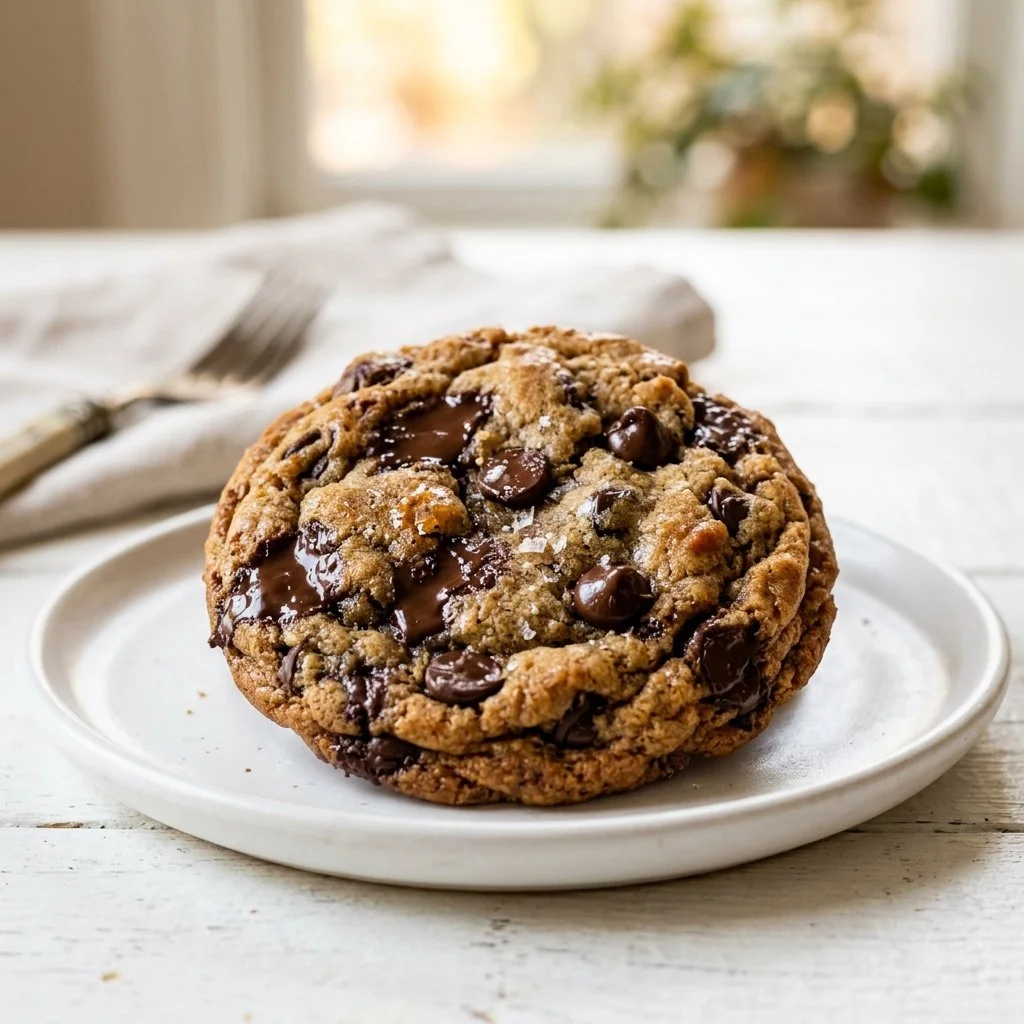 Brown Butter Chocolate Chip Cookies baked to golden perfection