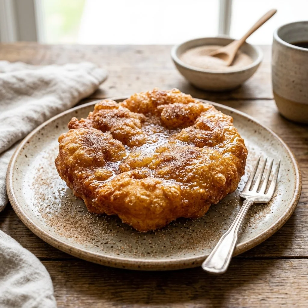 Delicious homemade fried dough served warm and crispy