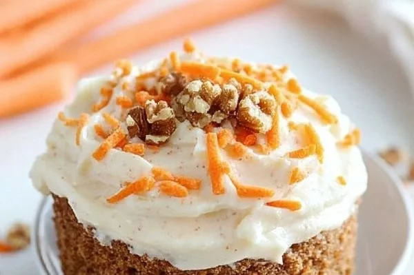 Keto carrot cake mug cake ready in 5 minutes with cream cheese frosting