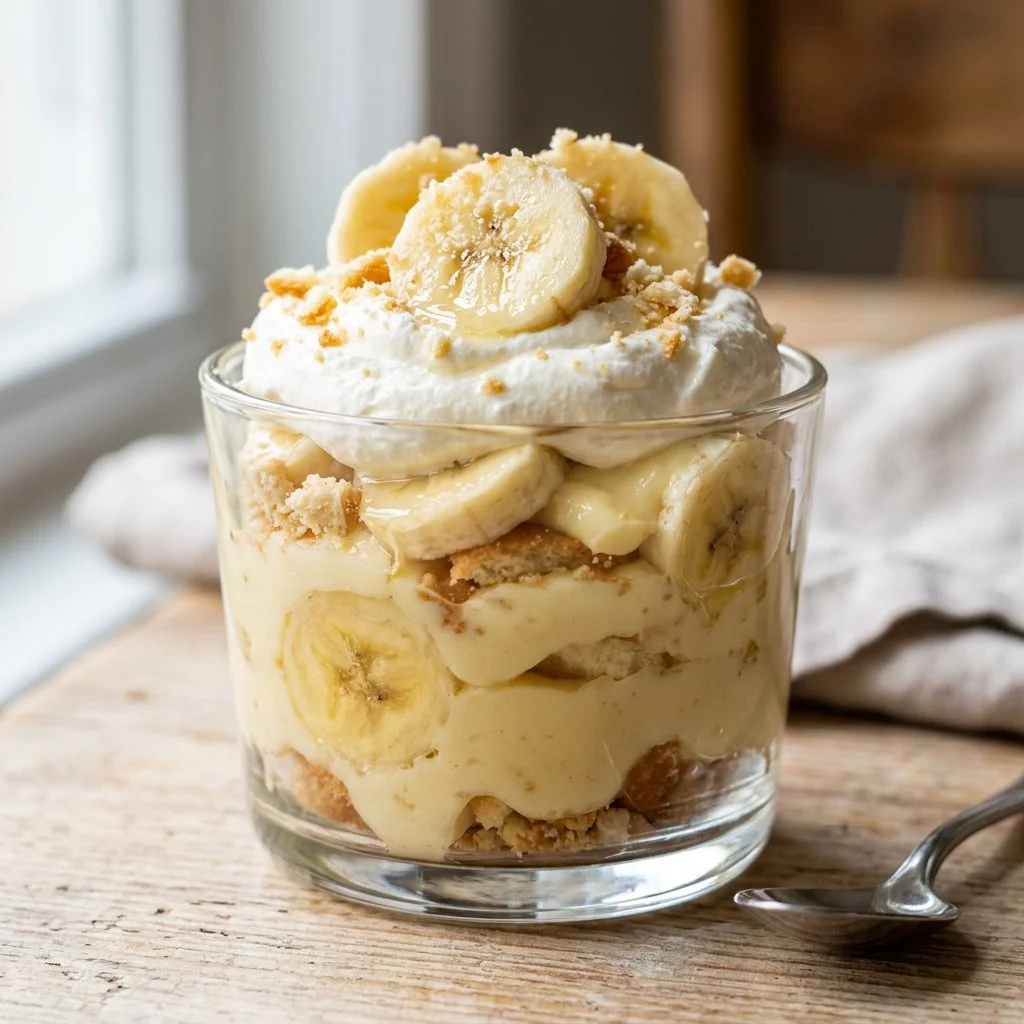 Delicious banana pudding dessert from Magnolia Bakery