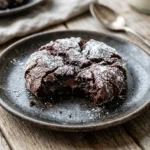 Delicious Chocolate Crinkle Cookies coated in powdered sugar