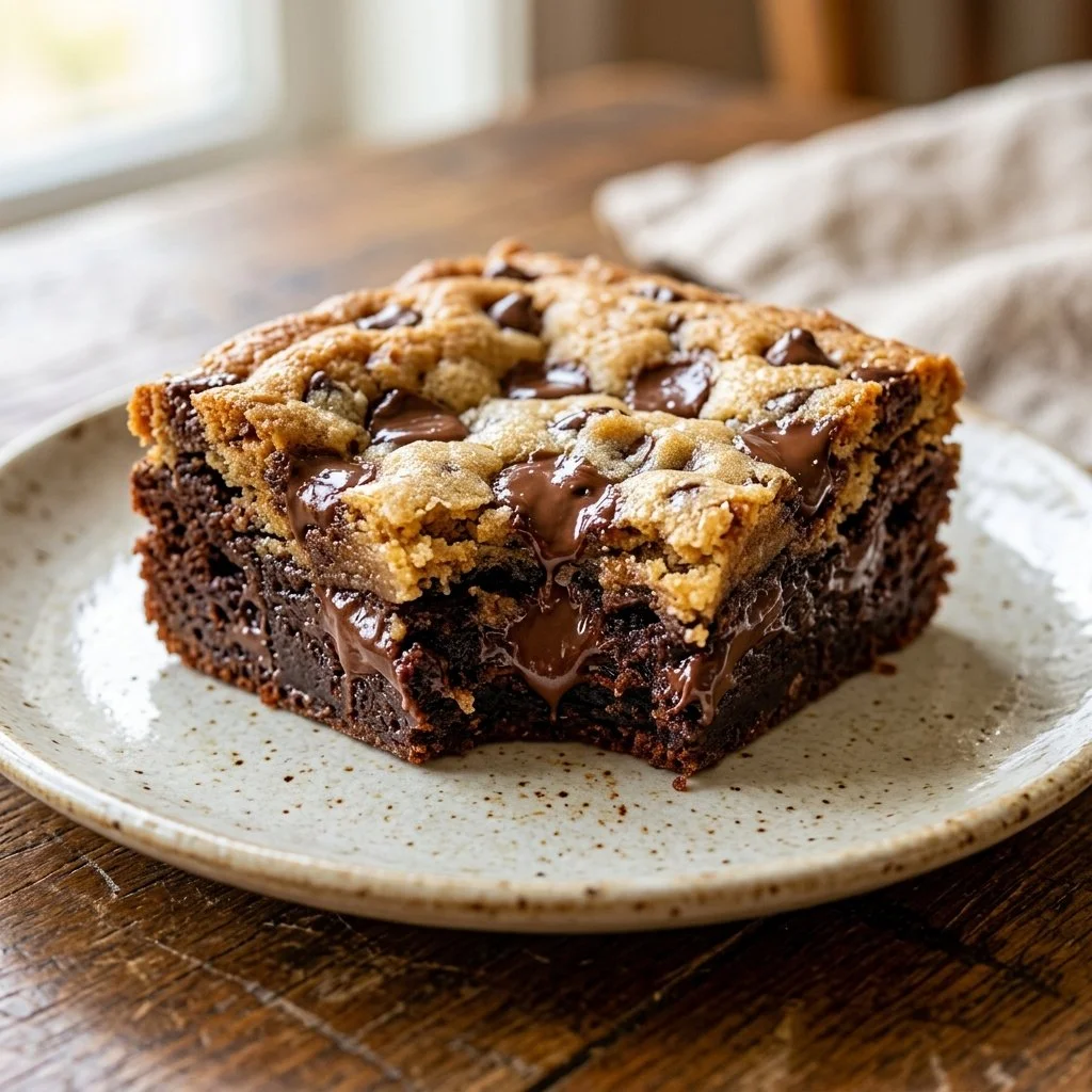 Delicious brookies - a delightful combination of brownies and cookies