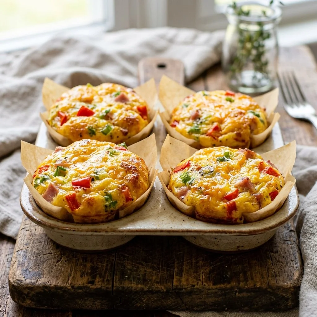 Healthy and delicious Egg Bite Muffins ready for a nutritious breakfast