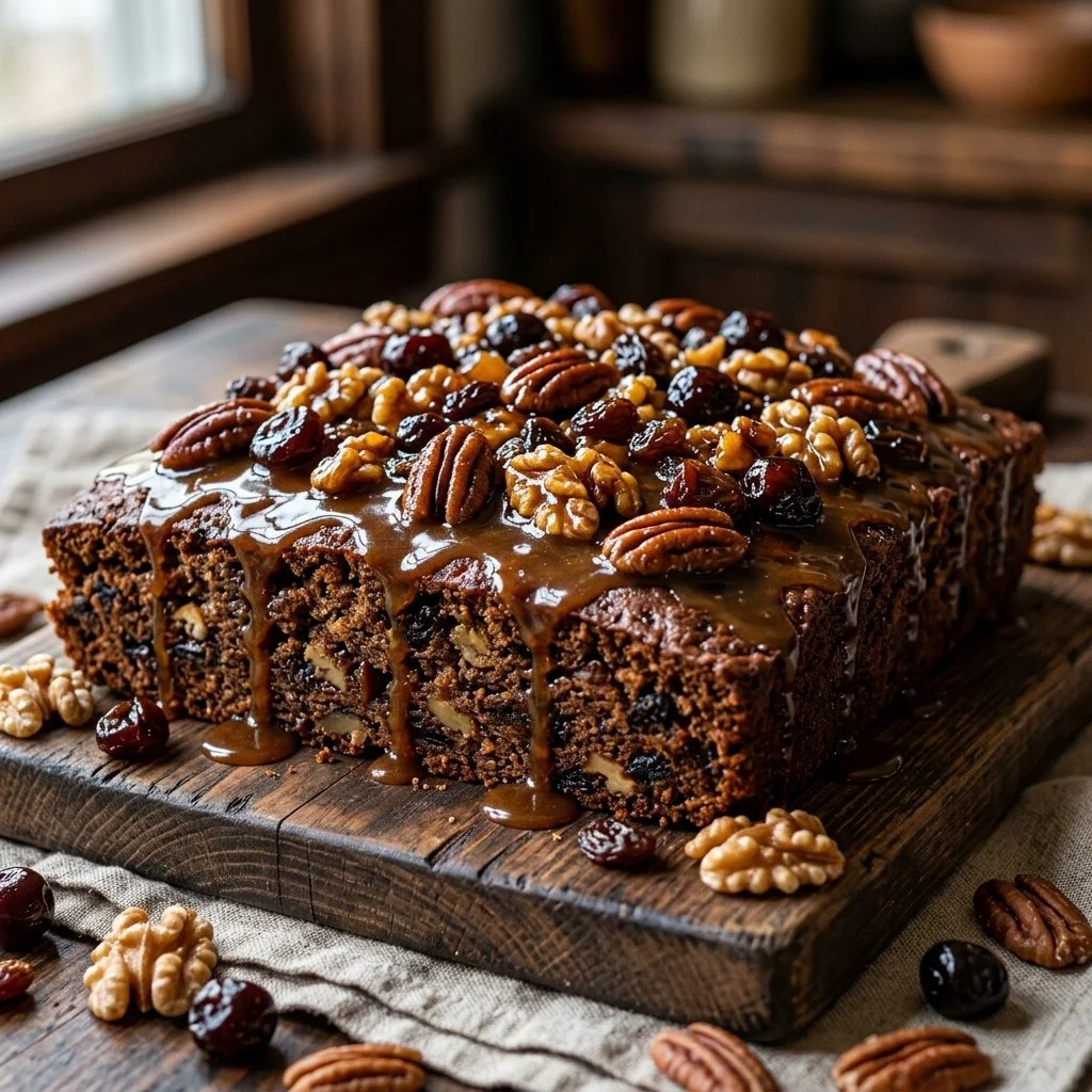 Delicious slice of Kentucky Woods Cake with layers and rich frosting