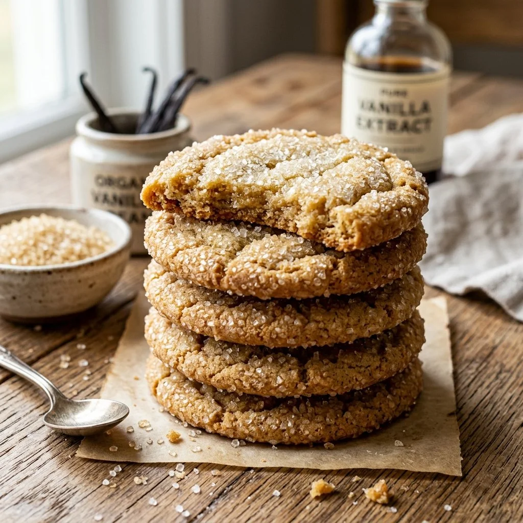 Delicious homemade sugar cookies ready to be enjoyed.